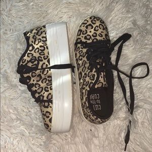cheetah print platform shoes